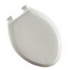 Church 380SLOW Elongated, Plastic Toilet Seat with Slow-Close Hinges